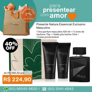 Presente Natura Essencial Exclusivo Masculino
