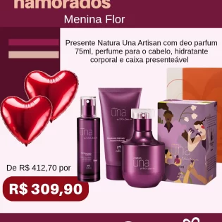 Loja Menina Flor Dia dos Namorados 2025 Presente Natura Una Artisan